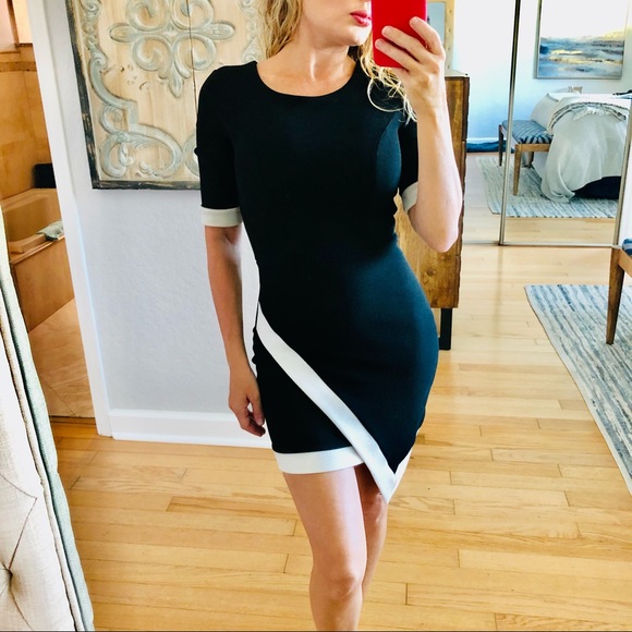 Dainty Hooligan Dresses & Skirts - Dainty Hooligan black and white bodycon dress